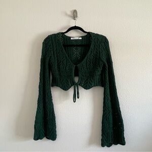 Altar'd State Green Knit Sweater